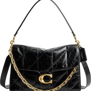 Coach Quilted Chain Tabby Shoulder Bag 35, B4/Black