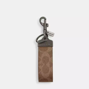 Trigger Snap Bag Charm In Signature Canvas